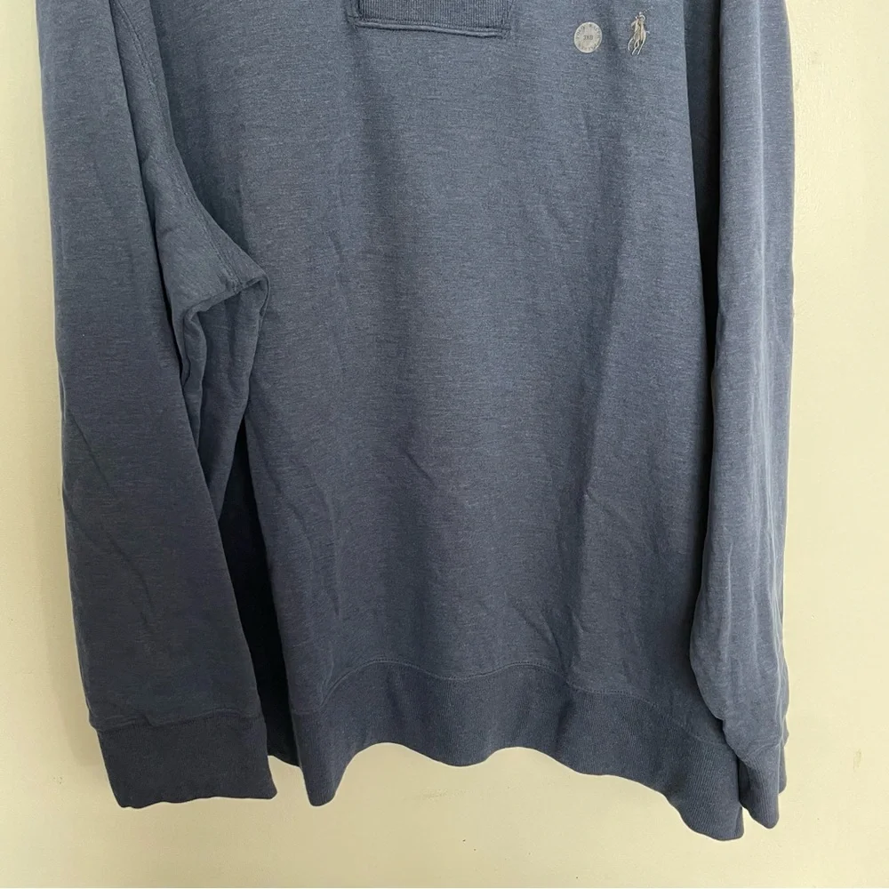 Polo Ralph Lauren Navy Luxury Jersey Shawl-Collar Pullover Sweater Size 3XB